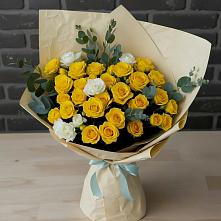 Букет цветов из:  Розы #REPLACE_PRED# Северном Республики Коми