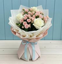 Букет цветов из:  Розы в Северном Республики Коми