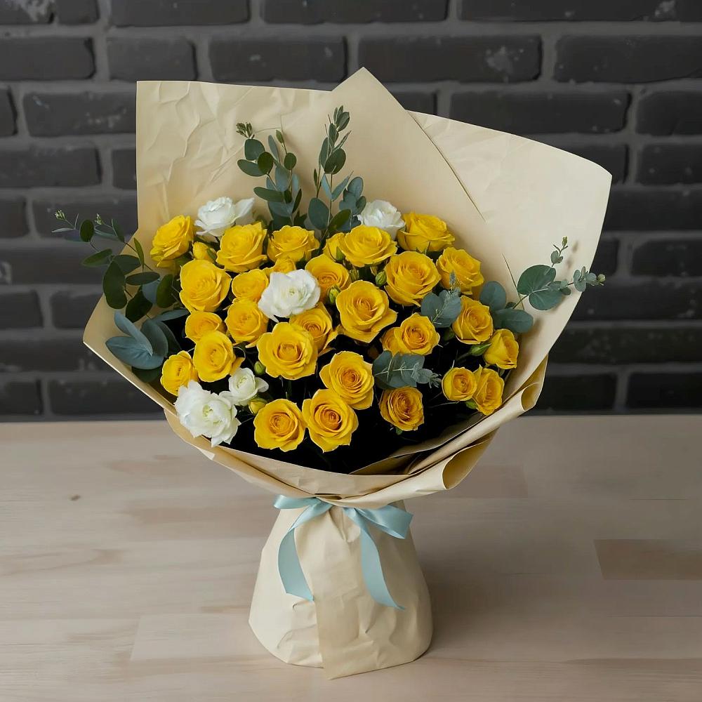 Букет цветов из: Розы в Северном Республики Коми